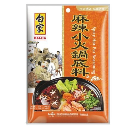 BAIJIA  Hot Pot Seasoning Spicy 200g