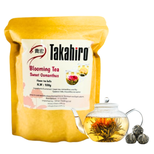 Takahiro Sweet Osmanthus Blooming Tea 100gr (10x10gr)