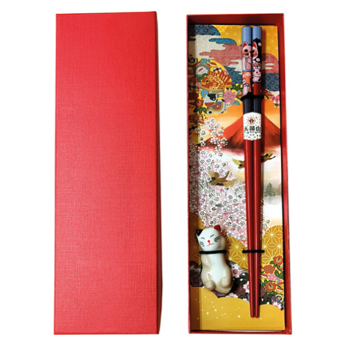 Chopsticks cat gift box 1 set