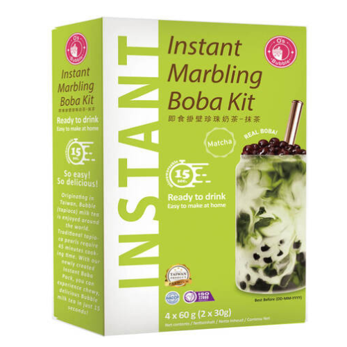 Instant Boba Kit Matcha O's BUBBLE 240g