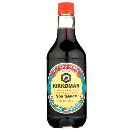 Kikkoman Soy Sauce 591 ml Glass Bottle