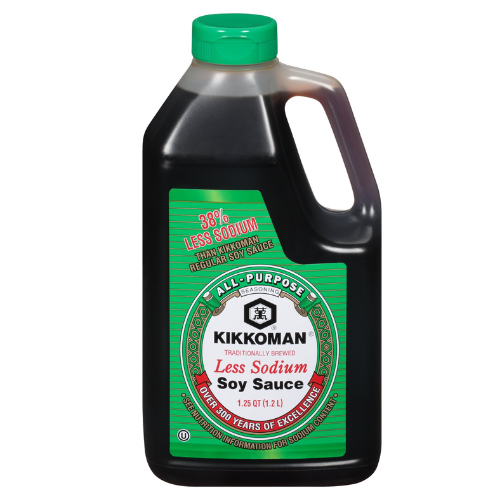 Kikkoman Soy sauce Less sodium 1.2 L
