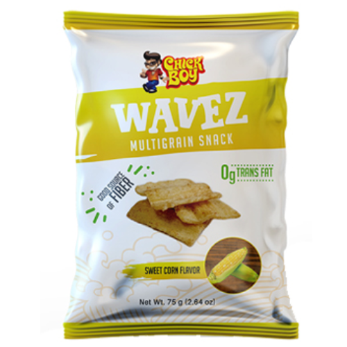 ChickBoy Wavez Multigram Sweet Corn Flavor Snack  75gr