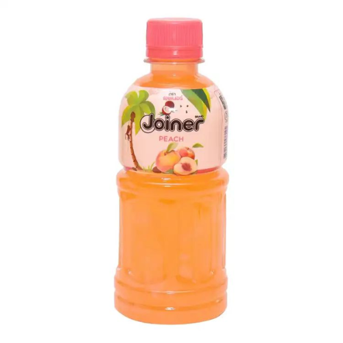 Joiner Juice Peach 320ml with Nata de coco (coconut jelly)