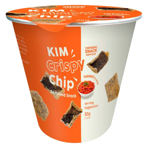 Yopokki Kim Crispy Chip ( Seaweed Snack) Topokki flavor 30g
