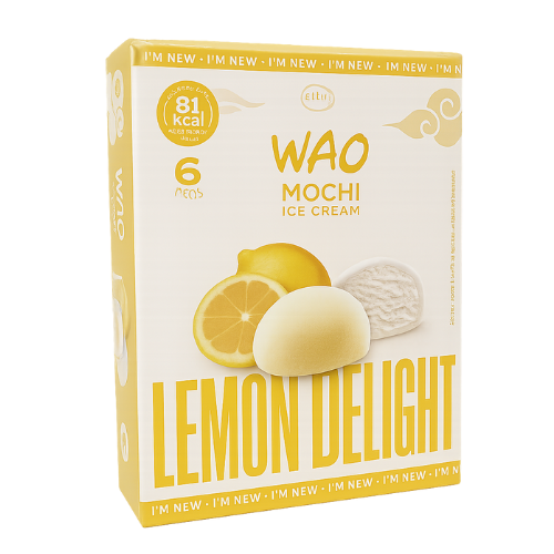 Wao Mochi Lemon Ice Cream 6pcs 210gr