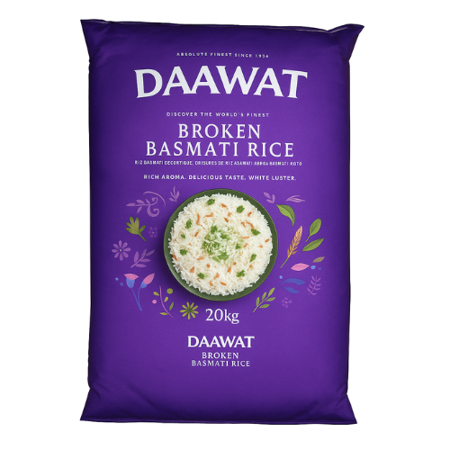 Broken Basmati Rice 20 Kg Daawat