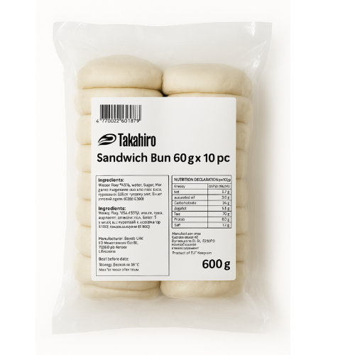 PA Hirata Bao Bun 600g (10pc X 60g )