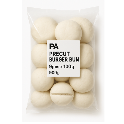 PA Precut Baoger Bun 900g (9pc X 100g)