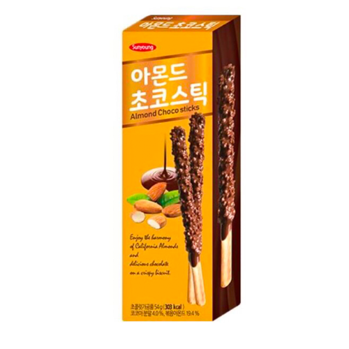 Choco sticks Almond 54g ( Sunyoung)