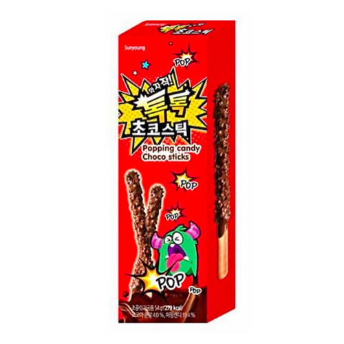 Choco sticks Popping Candy 54g ( Sunyoung)