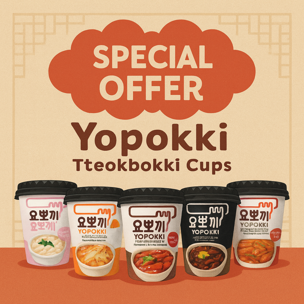 SUPER OFFER! YOPOKKI  Korean Tteokbokki 5pcs!