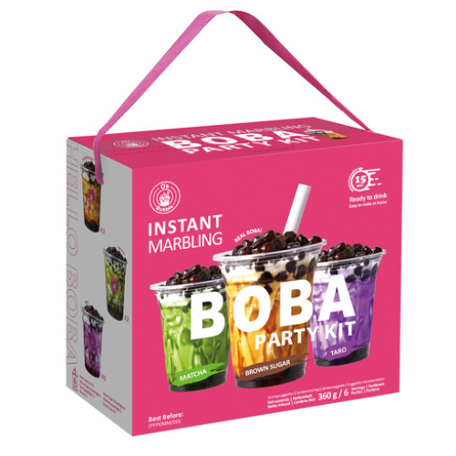 Bubble tea party kit O's B 360g ( 6 bags)