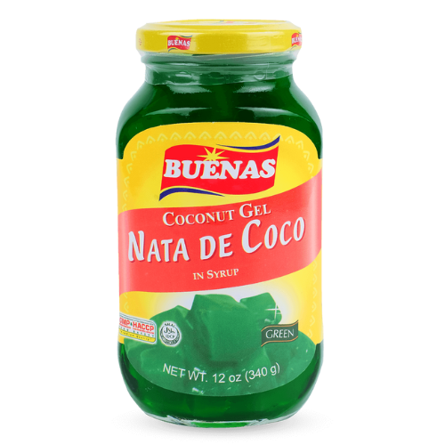 Buenas Nata De Coco Coconut Gel Green  340g
