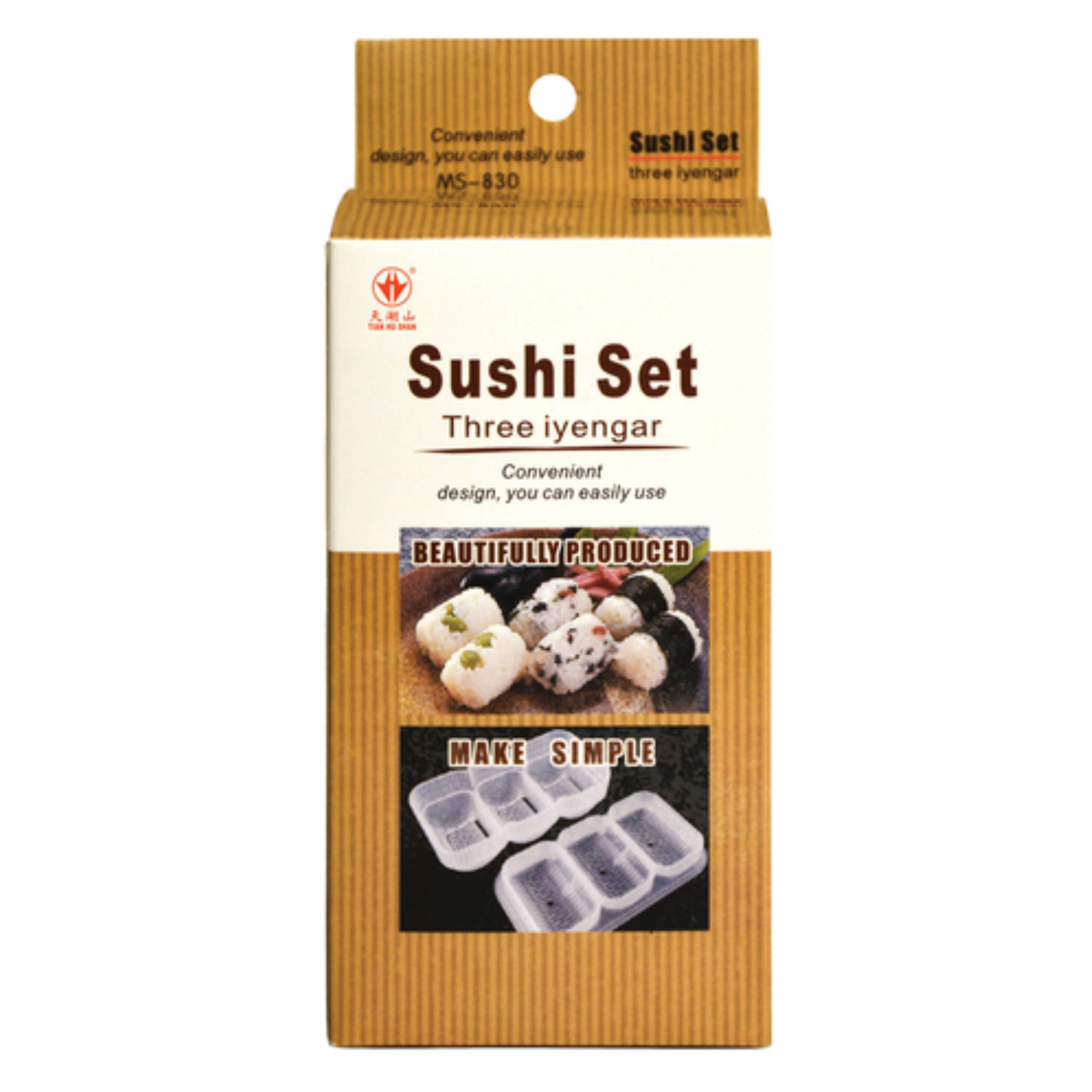 Sushi Set – Three-Piece Sushi Mold Kit (Model MS-830)SM-005