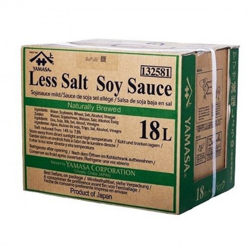 Yamasa Less Salt Soy Sauce 18L
