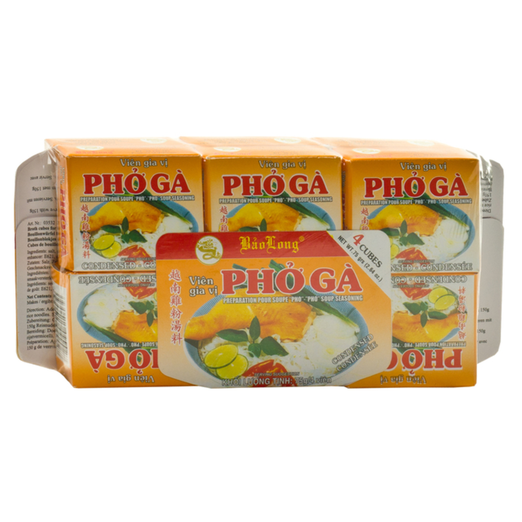 BAO LONG Bouil.cube chickn/pho ga  75g