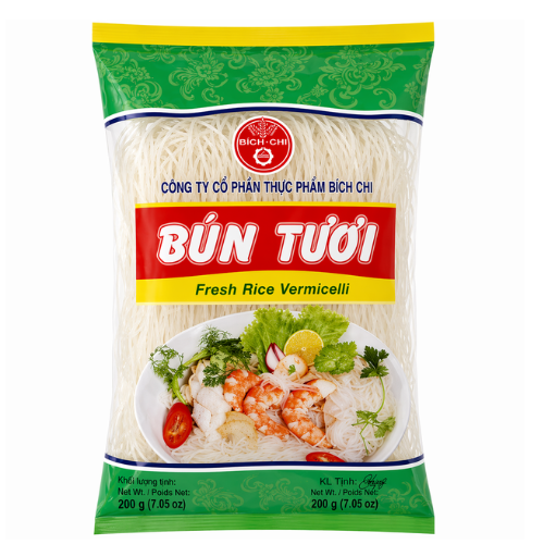 Fresh-Rice Vermicelli Bun Tuoi (Bich-Chi)  200gr