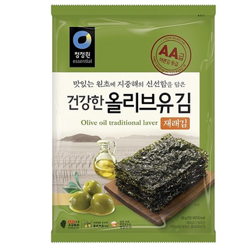 Seaweed Snack with Olive Oil  5 G (CHUNG JUNG ONE)