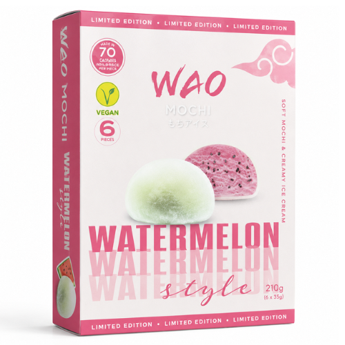 Wao Mochi Ice Cream Watermelon (6pcs) 210gr