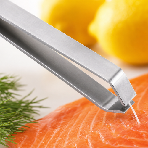 Professional Stainless-Steel Fish Bone Tweezers